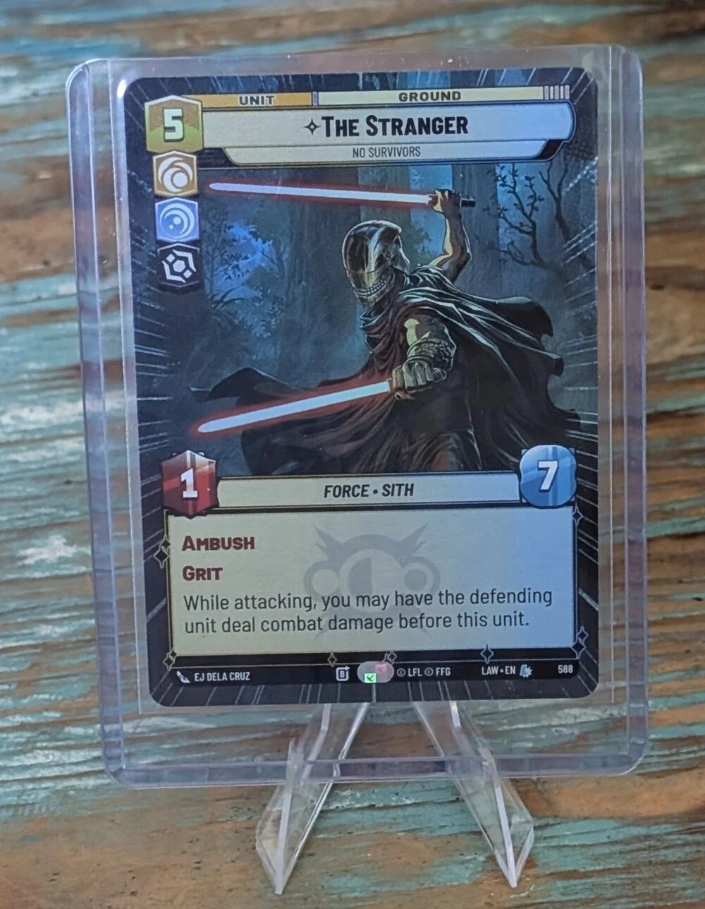 Star Wars Unlimited A Lawless Time The Stranger Hyper Space Foil 588
